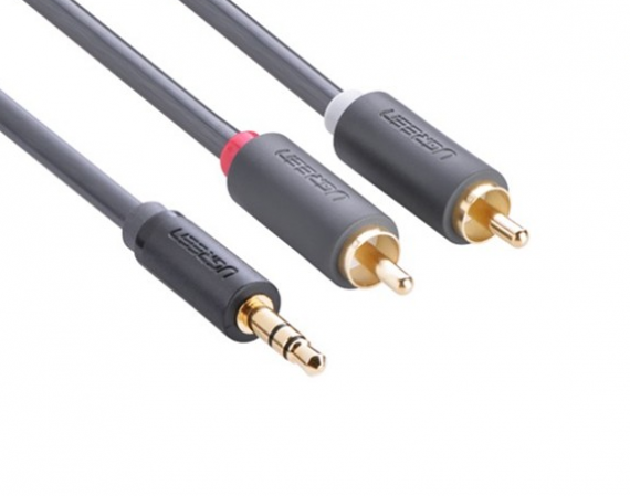 CABLE Audio 3.5mm sang 2 RCA Ugreen (10510) dài 2m
