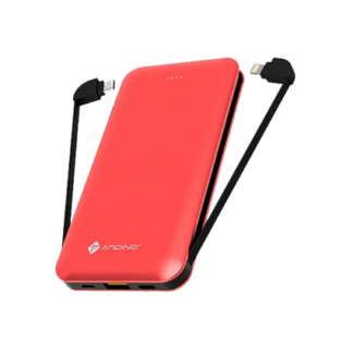 Sạc dự phòng Andino PowerTwin 10000mAh QC 3.0 ANPTQC10000RED (Đỏ)