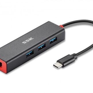 Cable Type-C sang Lan 10/100/1000 +3 P USB(3.0)SSK SHU-C540