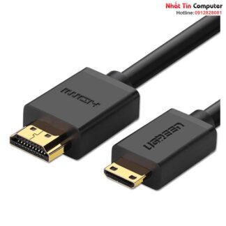 Cáp Mini HDMI sang HDMI 2.0 dài 1,5M Ugreen 11167 hỗ trợ 4K@60hz cao cấp
