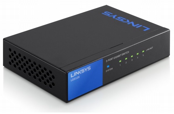 Switch Linksys LGS105 (Gigabit (1000Mbps)/ 5 Cổng/ Vỏ Thép)