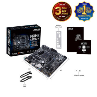 Mainboard Asus PRIME A320M-K (AMD A320/ AM4/ M-ATX/ 2 khe ram/ DDR4/ Lan)