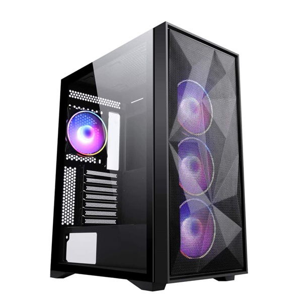 Vỏ máy tính Sama 3708 3 Fan RGB Mid Tower