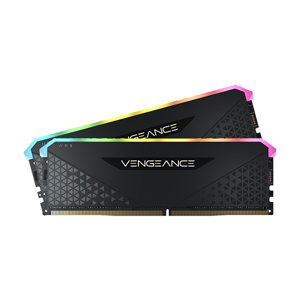 Ram desktop Corsair Vengeance RS RGB (CMG64GX4M2D3600C18) 64GB (2X32) (DDR4/ 3600 Mhz/ LED RGB/ Tản nhiệt/ Non-ECC)