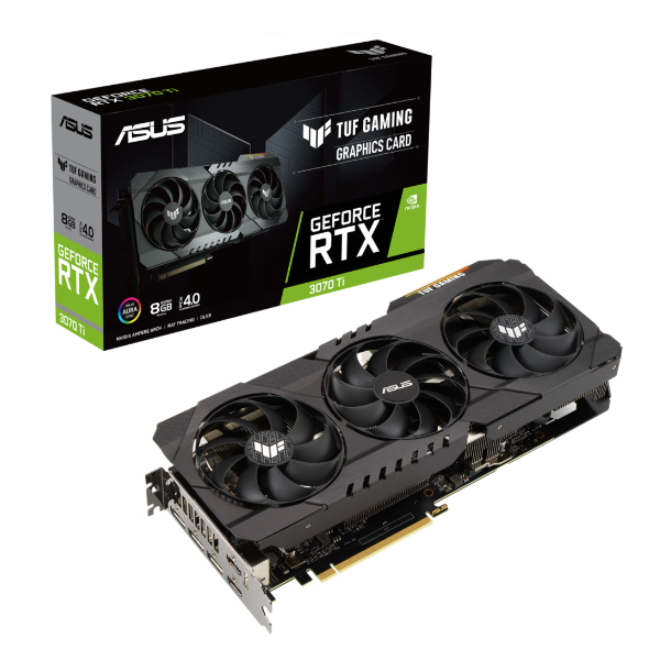 Cạc đồ họa ASUS TUF Gaming GeForce RTX 3070 Ti V2 8GB GDDR6X