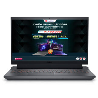Laptop Dell Gaming G15 5530 i7H165W11GR4060 (Core i7-13650HX/ 16GB/ 512GB SSD/ Nvidia GeForce RTX 4060 8GB GDDR6/ 15.6inch Full HD/ Windows 11 Home + Office Student/ Phantom Grey/ 1 Year)