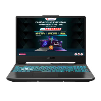 Laptop Asus TUF Gaming FX506HE-HN377W (Core i7 11800H/ 8GB/ 512GB SSD/ Nvidia GeForce RTX 3050Ti 4Gb GDDR6/ 15.6inch Full HD/ Windows 11 Home/ Black/ Vỏ nhựa)