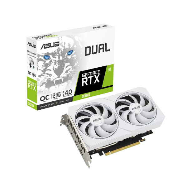 Card đồ họa Asus DUAL RTX 3060-O12G WHITE