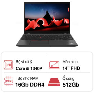 Laptop Lenovo ThinkPad L14 GEN 4 21H10039VA (Core i5 1340P/ 16GB/ 512GB SSD/ Intel Iris Xe Graphics/ 14.0inch Full HD/ NoOS/ Black/ Aluminium/ 2 Year)