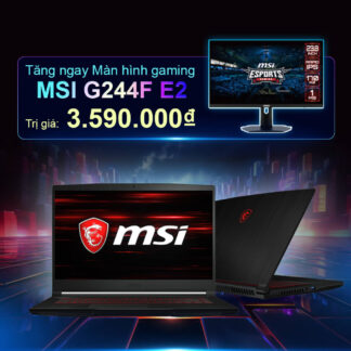 Laptop MSI Gaming GF63 Thin 12VE 460VN (i5 12450H/ 8GB/ 512GB SSD/ RTX 4050 6GB/ 15.6 inch FHD/ Win11/ Black)