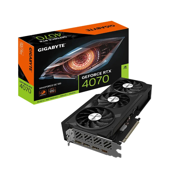 Card đồ họa Gigabyte GeForce RTX 4070 SUPER WINDFORCE OC 12G