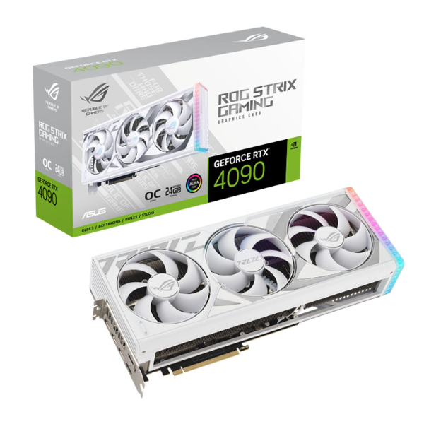 Card đồ họa Asus ROG STRIX-RTX 4090-O24G-GAMING WHITE