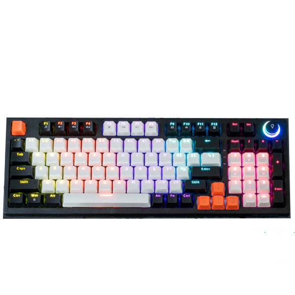 Bàn phím cơ E-Dra EK398 - Beta (Blue Switch/ Đen/ LED Rainbows)