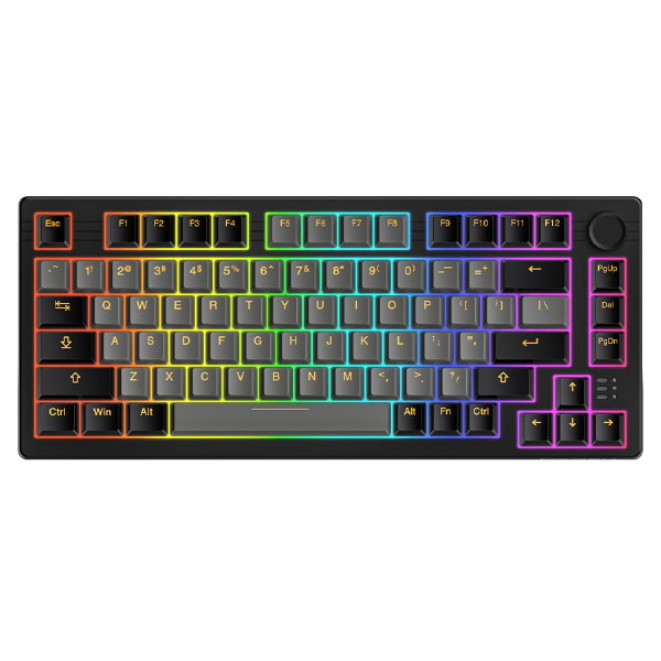 Bàn phím cơ Dareu EK75 Pro Triple Mode Black Golden DareU Firefly switch