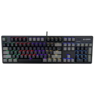Bàn phím cơ E-Dra EK3104L - Alpha (Dark Gray + Black)  Red Switch
