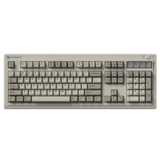 Bàn phím cơ FL-Esports OG104 Retro Grey 3 Mode (Kailh Coolmint V2 switch/ PBT/ LED RGB/ Grey)
