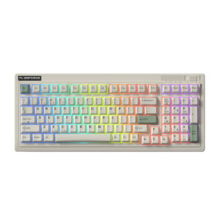 Bàn phím cơ FL-Esports OG98 Classic White 3 Mode (Kailh Coolmint V2 switch/ USB Type-C, 2.4G, Bluetooth)