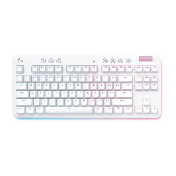 Bàn phím cơ Logitech Không dây G715 TKL RGB AURORA OFF WHITE LINEAR (920-010693)