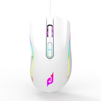 Chuột gaming E-Dra EM624W (Trắng/ LED RGB/ 3600 DPI/ 95g)