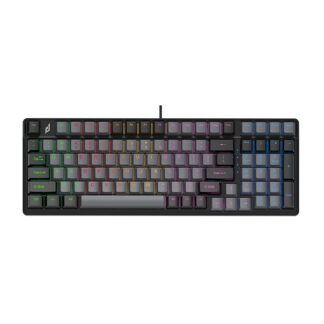 Bàn phím cơ E-Dra EK398X Alpha (Optical Blue switch/ ABS Double shot/ LED Rainbows/ Đen)