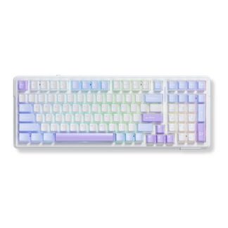 Bàn phím cơ Aula 3 MODE AULA F99 Xanh Dương + Trắng + Tím (Agile switch/ PBT/ LED RGB)
