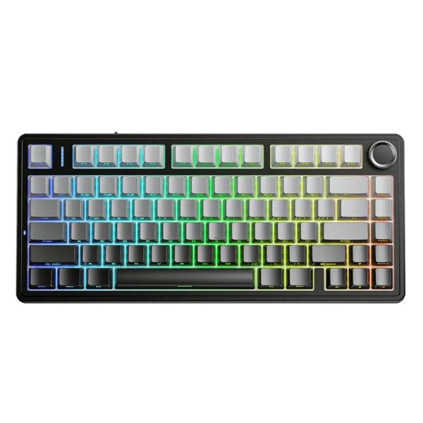 Bàn phím cơ Aula 3 MODE AULA F75 PRO Black gradient (Reaper switch/ PBT Doubleshot/ LED RGB)