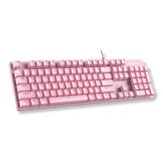 Bàn phím cơ Aula S2022 Hồng (Blue Switch/ ABS/ LED Rainbows)