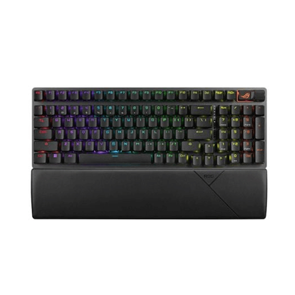 Bàn phím cơ Asus ROG Strix Scope II 96 Wireless ROG NX Snow Switch (LED RGB/ Đen)