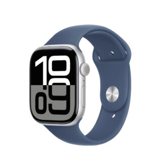 Đồng hồ thông minh Apple Watch Series 10 MWWA3SA/A (42mm/ Wifi, GPS, Bluetooth 5.3/ Viền Nhôm/ Dây Sport Band/ Denim/ S/M)