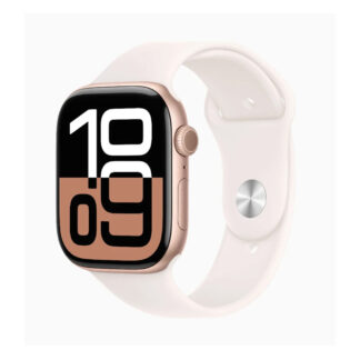 Đồng hồ thông minh Apple Watch Series 10 MWX93SA/A (42mm/ Cellular, GPS, Bluetooth 5.3/ Viền Nhôm/ Dây Sport Band/ Light Blush/ S/M)