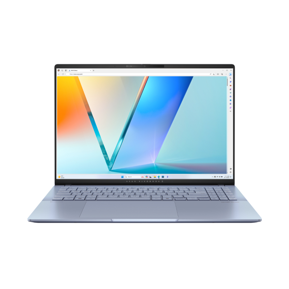 Laptop Asus Vivobook S16 S5606CA-RI114WS (Ultra 5 225H/ 16GB/ 512GB SSD/ 16.0inch 3K/ 120Hz/ Win 11/ Office/ Blue/ Vỏ nhôm)