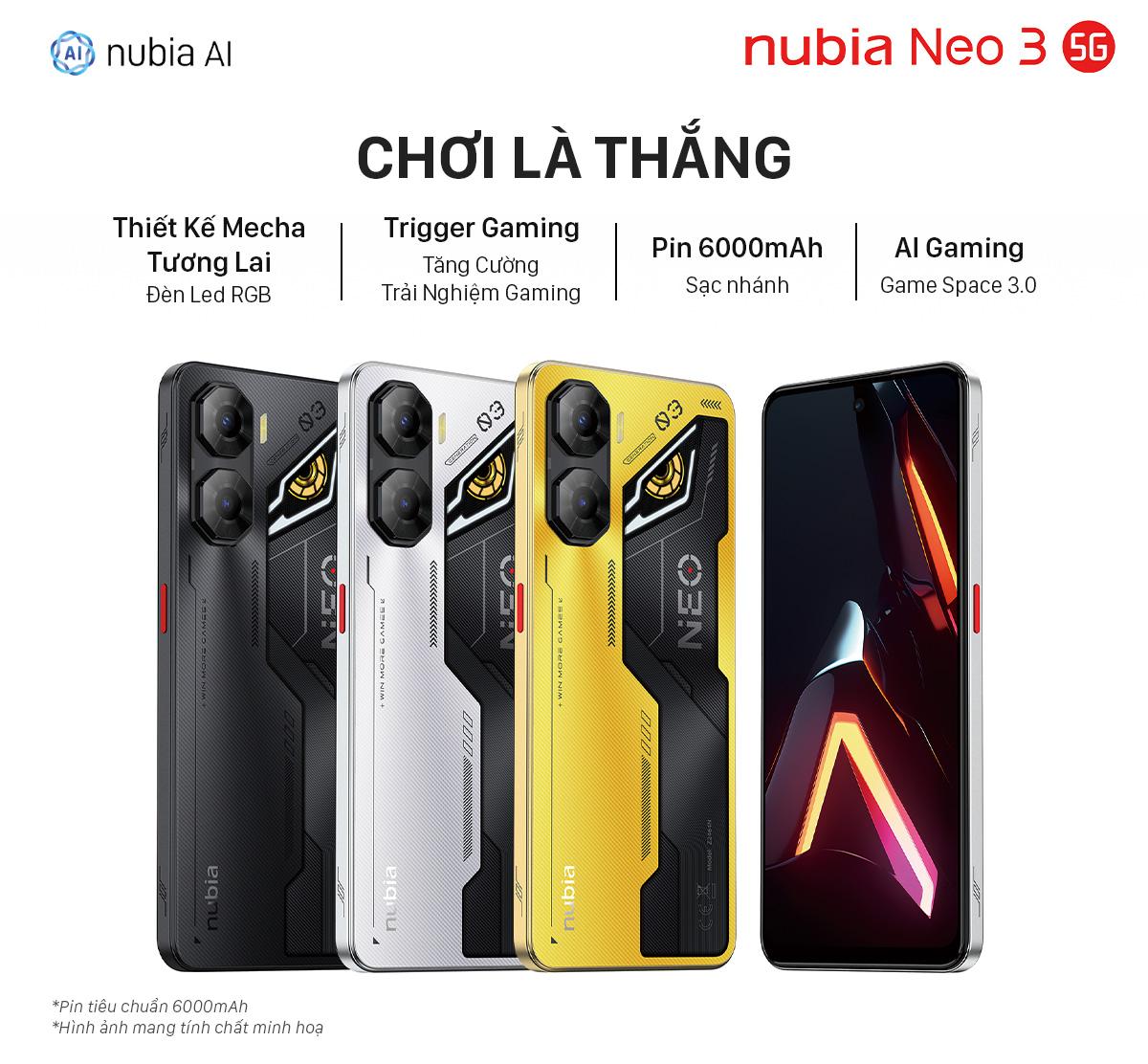 Nubia Neo 3 5G và Neo 3 GT 5G: Cú nổ lớn trong làng gaming phone- Ảnh 2. Nubia Neo 3 5G và Neo 3 GT 5G: Cú nổ lớn trong làng gaming phone- Ảnh 2.