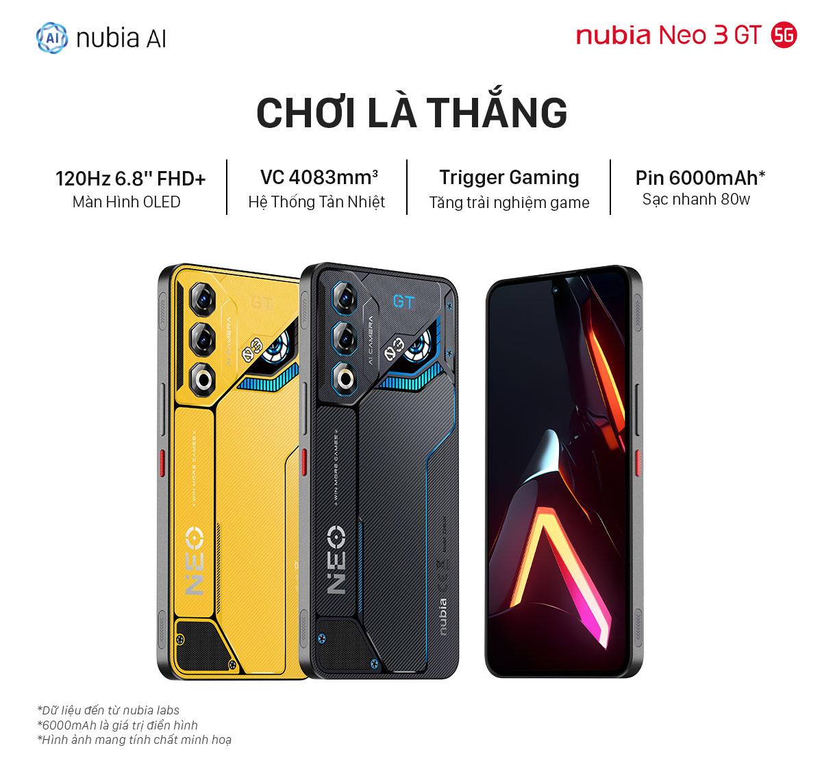 Nubia Neo 3 5G và Neo 3 GT 5G: Cú nổ lớn trong làng gaming phone- Ảnh 3. Nubia Neo 3 5G và Neo 3 GT 5G: Cú nổ lớn trong làng gaming phone- Ảnh 3.