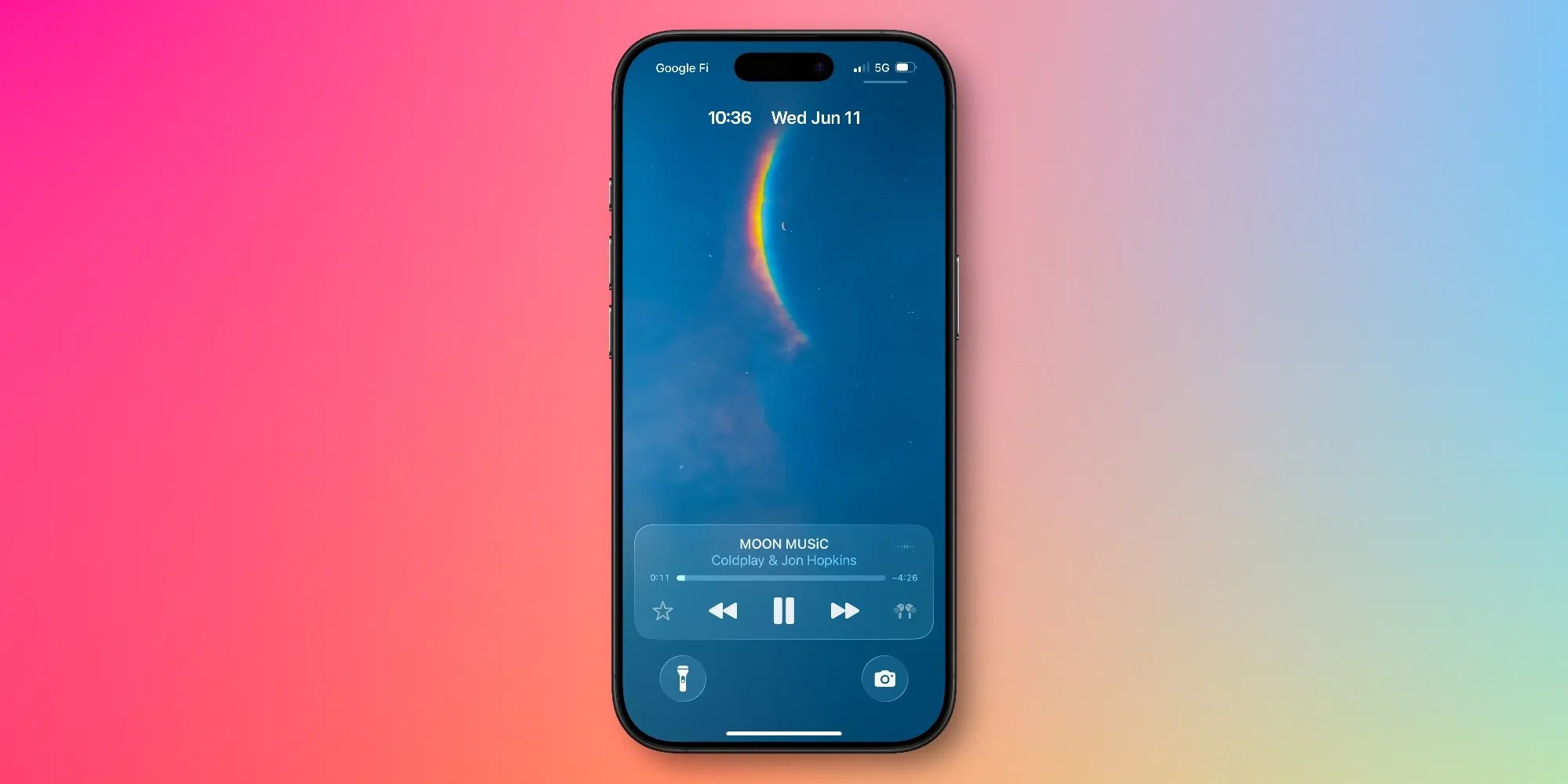 iOS 26 biến màn hình khóa iPhone thành sân khấu sống động với Apple Music- Ảnh 3.