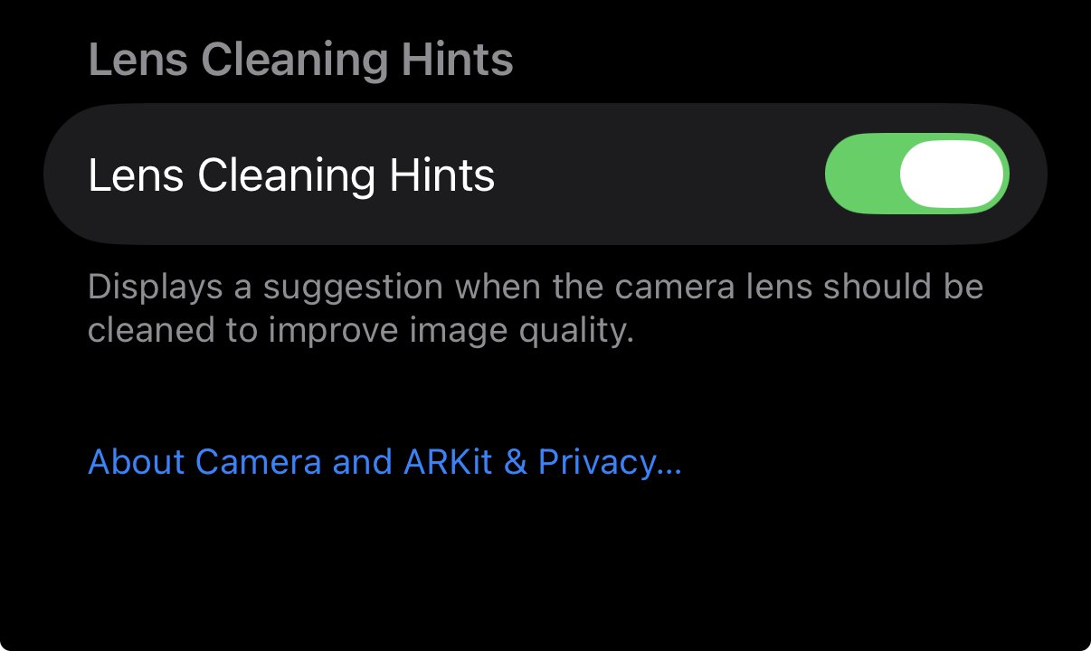 Tính năng cực hay của iOS 26: Nhắc nhở người dùng khi camera của iPhone bị bẩn- Ảnh 2.