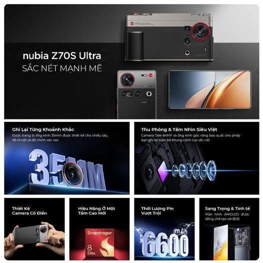 Nubia Z70S Ultra 5G: Ứng viên nổi bật trong phân khúc điện thoại Flagship 2025- Ảnh 2.