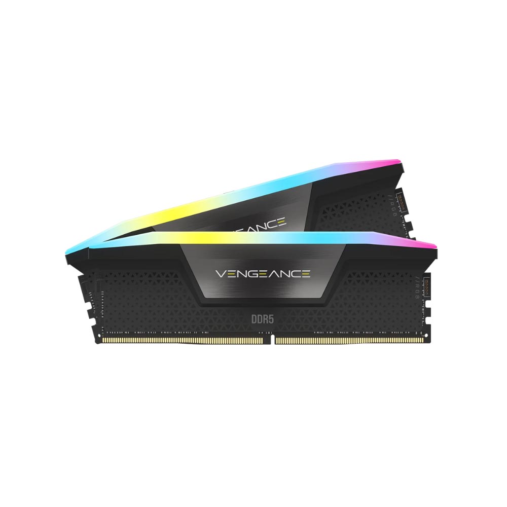 Ram PC Corsair Vengeance VENGEANCE RGB 64GB (2x32GB) DDR5 6000Mhz (CMH64GX5M2D6000C40)