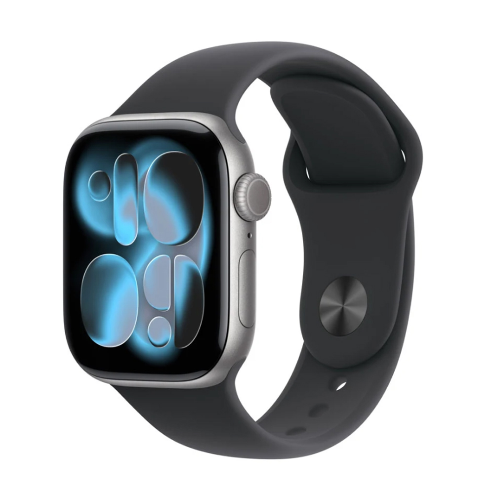 Đồng hồ thông minh Apple Watch Series 11 (42mm/ GPS/ Viền Nhôm/ Dây Silicon/ Space Grey/ S/M)