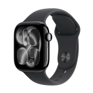Đồng hồ thông minh Apple Watch Series 11 (46mm/ GPS/ Viền Nhôm/ Dây Silicon/ Jet Black/ M/L)